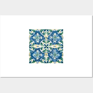 Italian Majolica Tile 12 Posters and Art